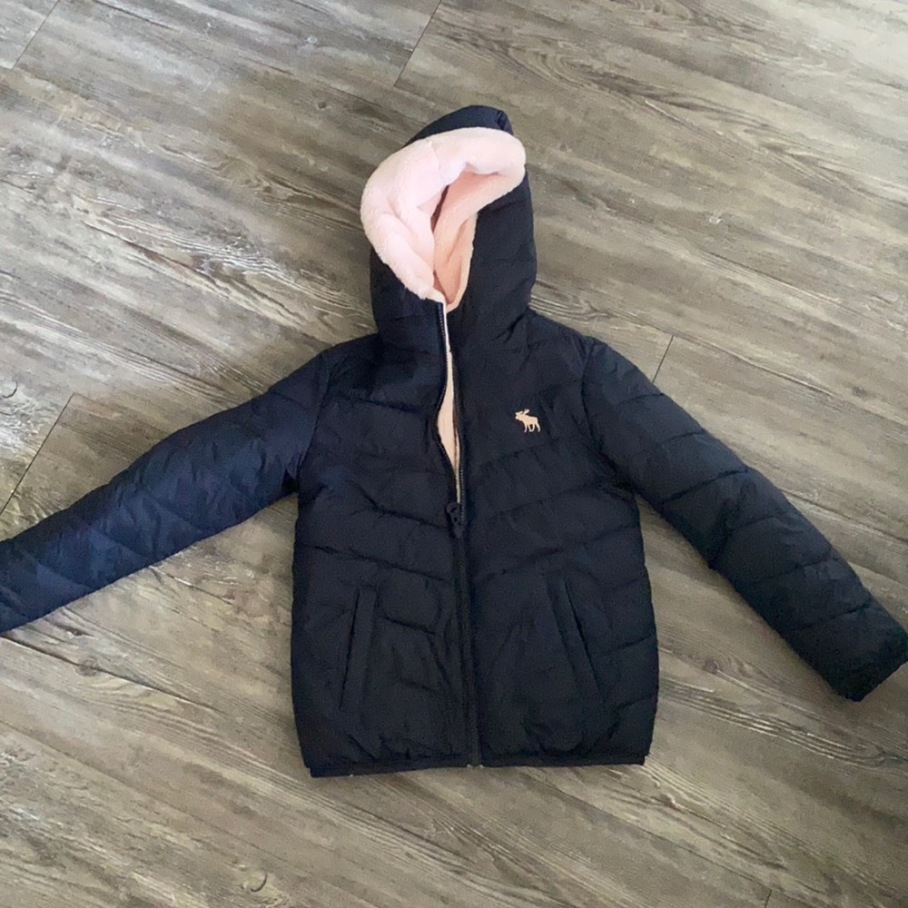 Girls Abercrombie reversible jacket